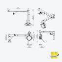 LECI 28 LED Dock Light with Articulating Arm for Flexible Positioning - Image 5