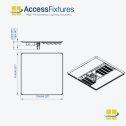 Outdoor Riding Arena 60′ x 100′ Lighting Package – 16fc, 3.0 Max/min, 6 SUNA 200w, 20ft Poles - Image 3