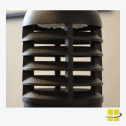 MARI 35w LED Marine Louvered Round Dome Top Bollard Light - Image 3