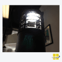 MARI 35w LED Marine Louvered Round Dome Top Bollard Light - Image 2