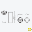 CYLI 3" 15 LED Up/Down Ceiling Mount with Selectable Kelvin - Image 6