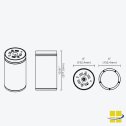 CYLI 6" 40 LED Up/Down Ceiling Mount with Selectable Kelvin - Image 5