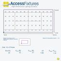 Indoor Tennis Court LED Lighting Package- 34fc, 1.16 Max/Min 6 480w LED lights, mounted 25' - Image 2