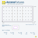 Indoor Volleyball Court Lighting Package – Avg. 45fc, 1.23 Max/Min, 6 480w LED Lights, mounted 30' - Image 2