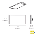 OTAK 80/125/180 LED High Bay with Selectable Kelvin and Selectable Wattage - Image 8