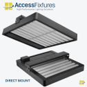 Indoor Basketball Half-Court Lighting Package- 38fc, 1.32 Max/Min 2 960w LED lights, mounted 20' - Image 4