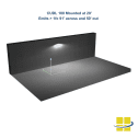 CUDL 188w LED Full Cutoff Wall Pack, Type 4 Optics, EXTREME-LIFE - Image 6