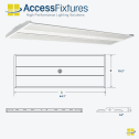 Indoor Tennis Court LED Lighting Package - 91fc, 1.20 Max/min 14 400w LED Lights, mounted 25' - Image 4